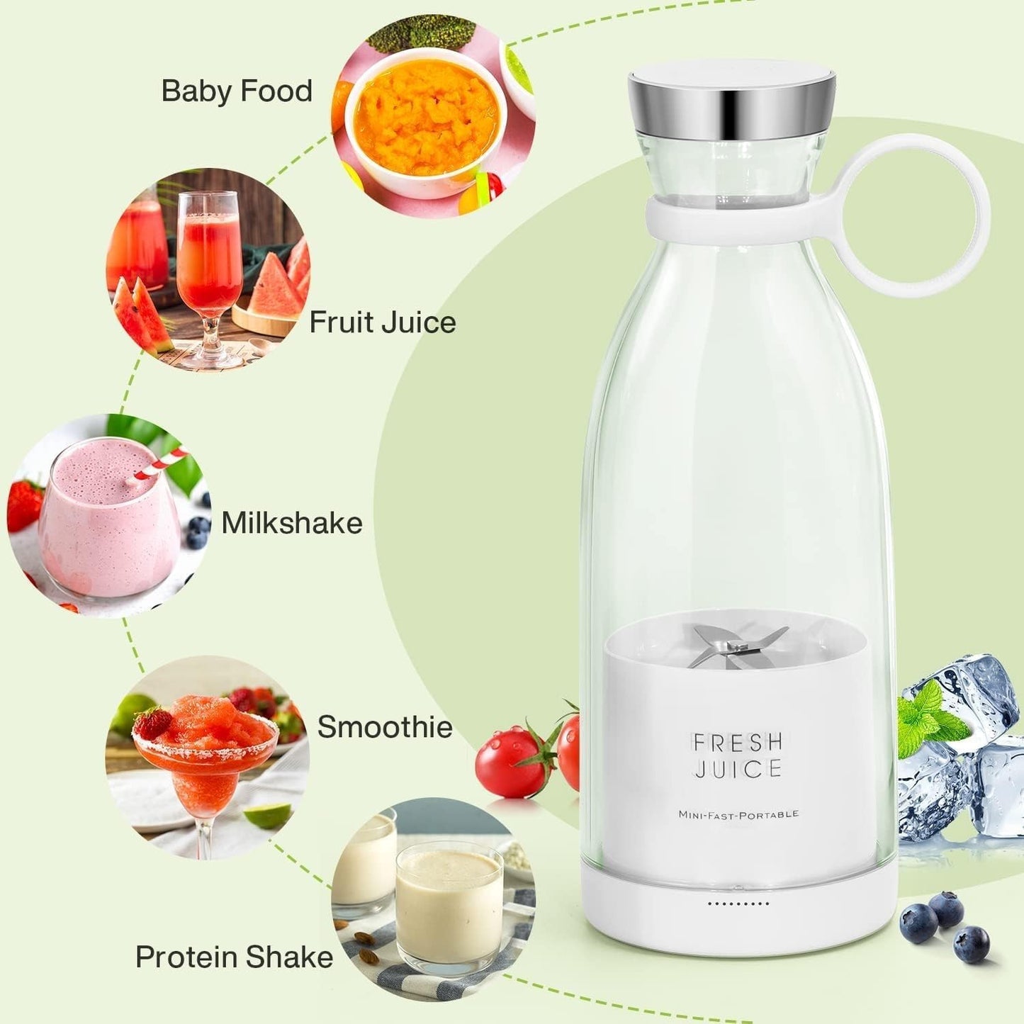 Rechargeable Portable Blender