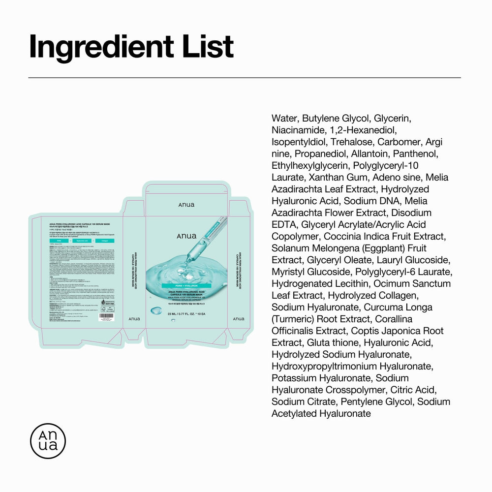 PDRN Hyaluronic Acid Capsule 100 Serum Mask (10ea)